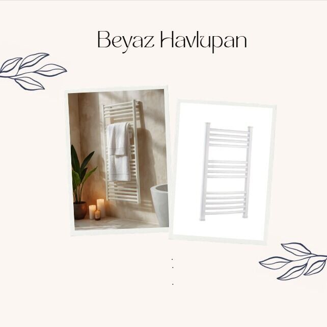 50X70 BEYAZ HAVLUPAN (10 BORULU)